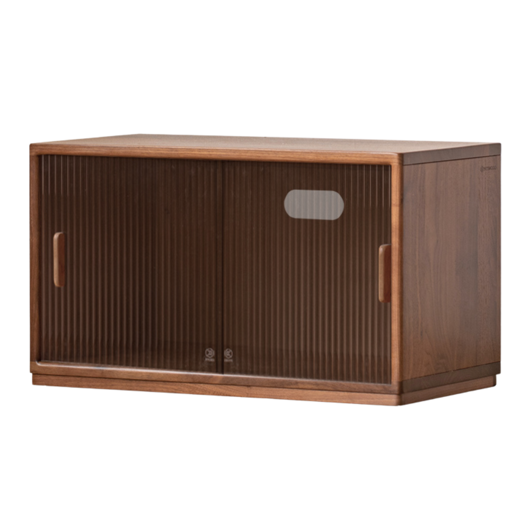 Black Walnut, Oak Solid Wood TV Cabinet Modern Module Combination Storage.