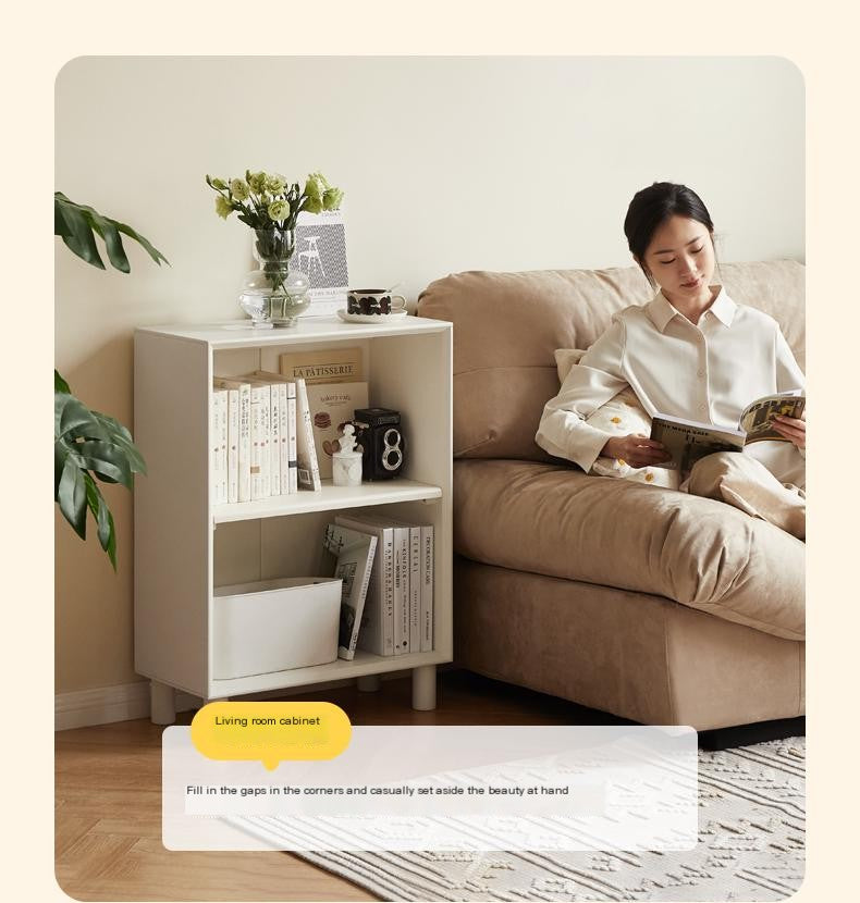 Rubber Solid Wood Modern Bookcase.