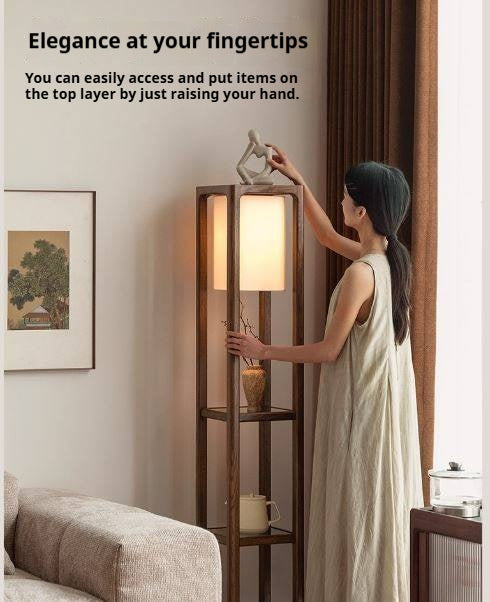 Oak Solid Wood Storage Rack.