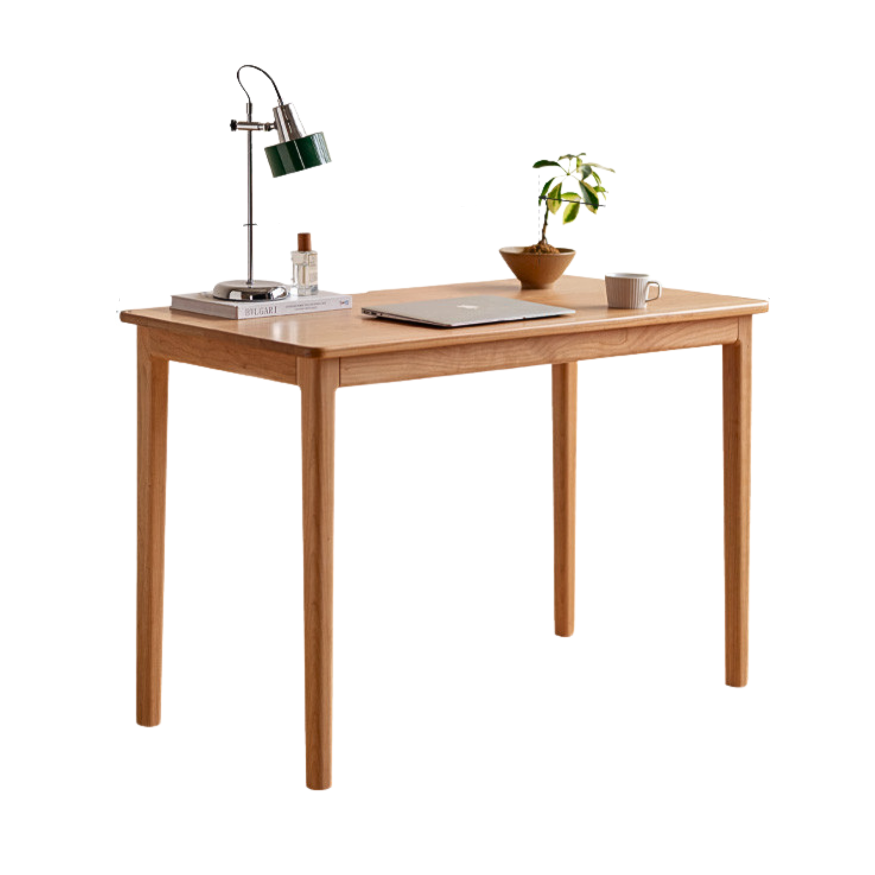 Cherry Solid Wood Desk Medieval Study Computer Desk