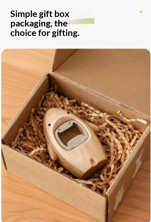 White Oak, Black Walnut, Beech, Maple Solid Wood Beer Bottle Opener