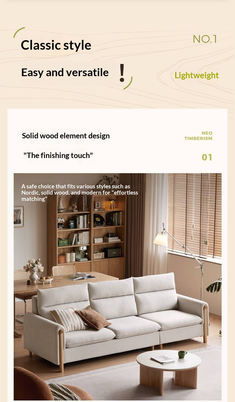 Fabric Contemporary Sectional Sofa with Relaxed Seating
