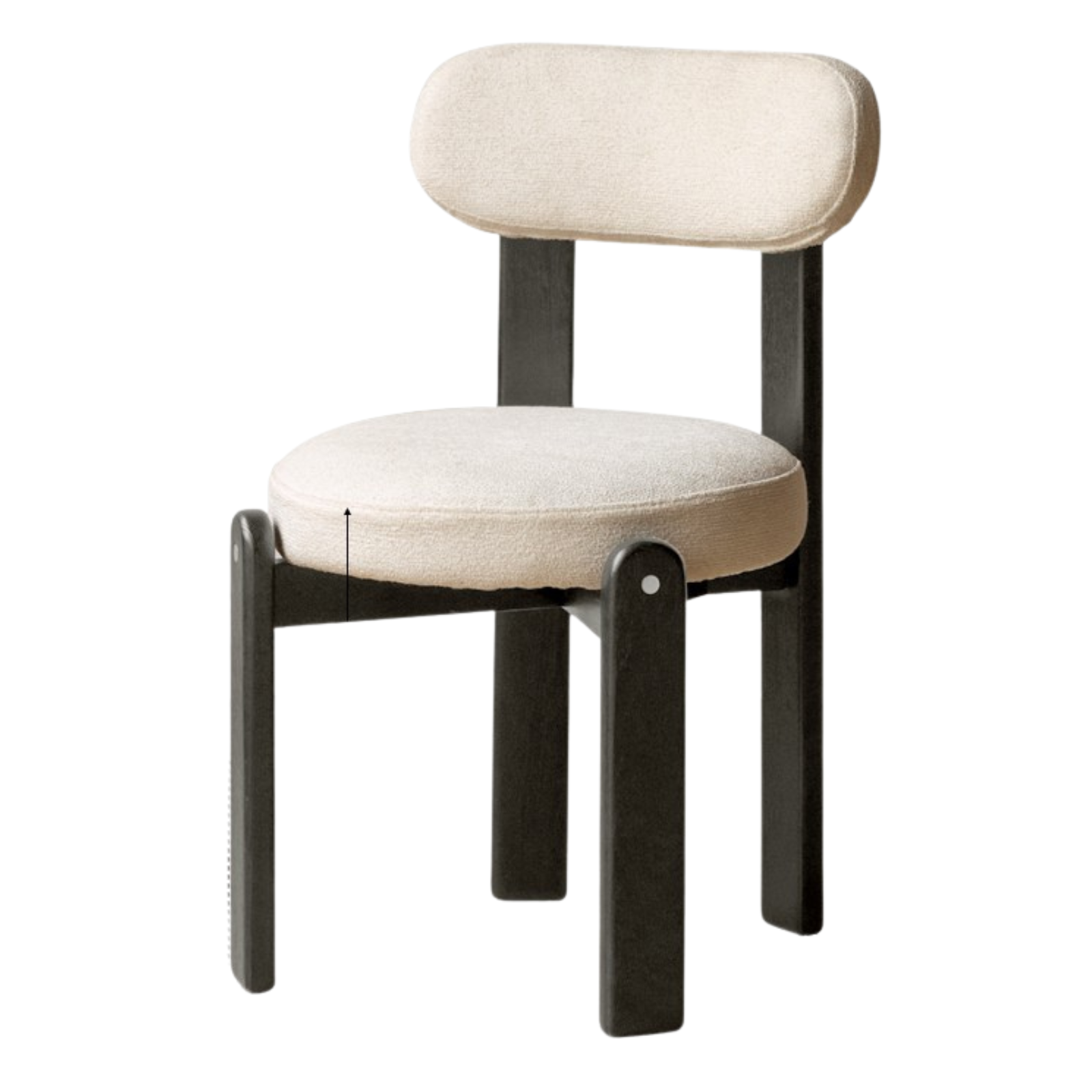 Set 4pcs Beech, Rubberwood, Black Walnut, Cherry Solid Wood French Antique Style Chair