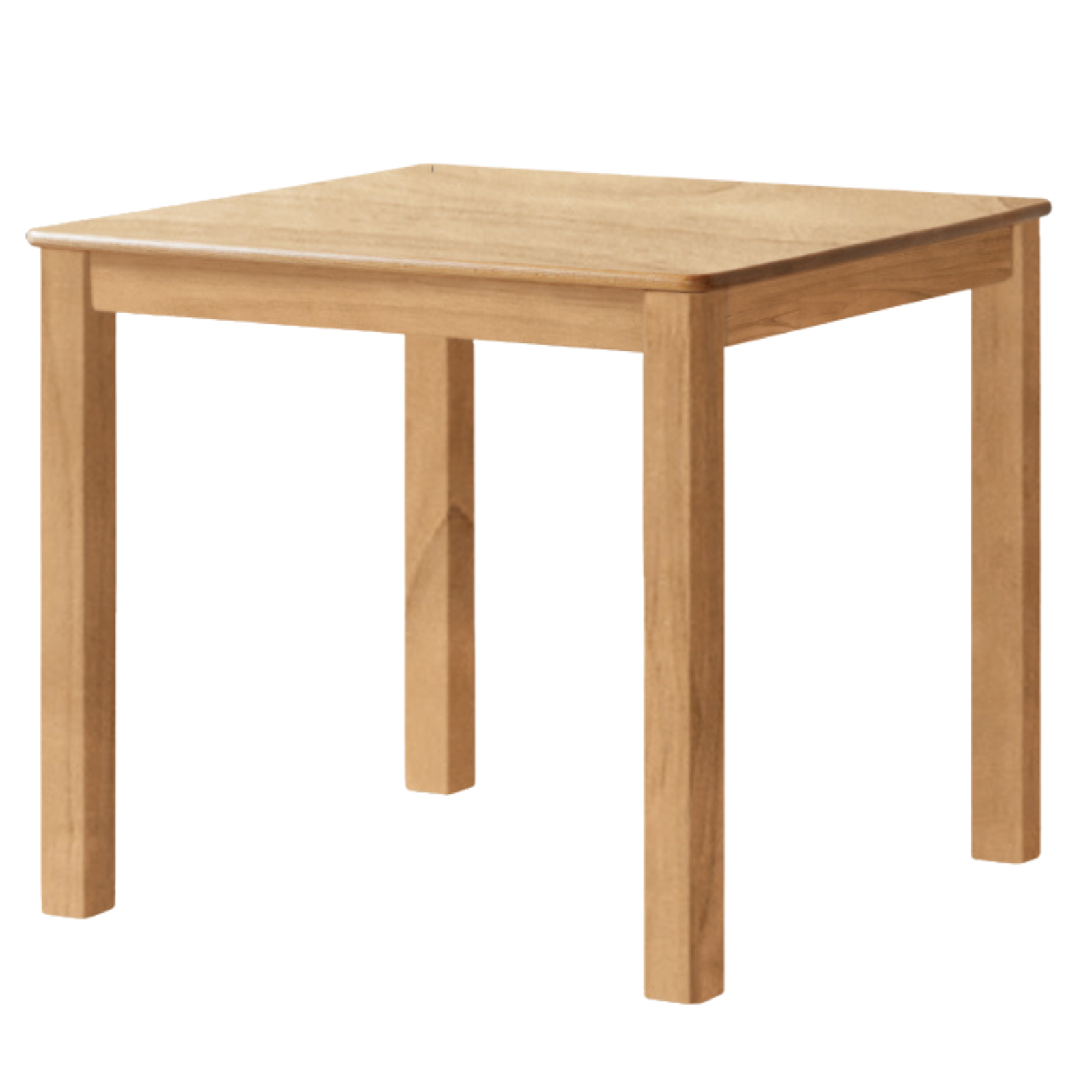 Solid Rubberwood, Oak Solid Wood Square Dining Table