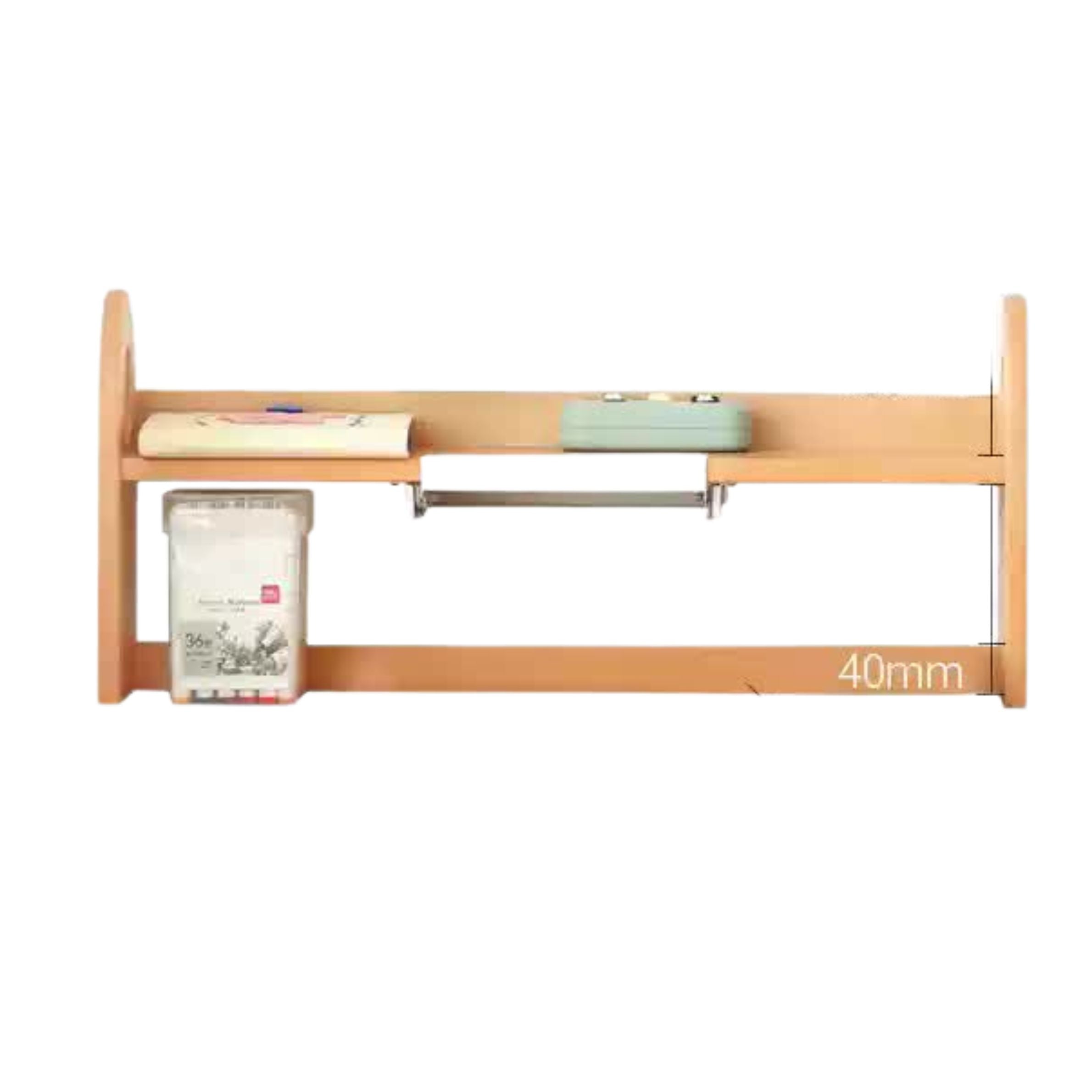 Beech Solid Wood Modern Bookshelf
