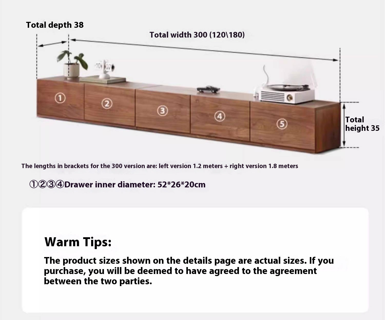 Oak, Tulip Tree, Poplar, Black Walnut Solid Wood TV Stand