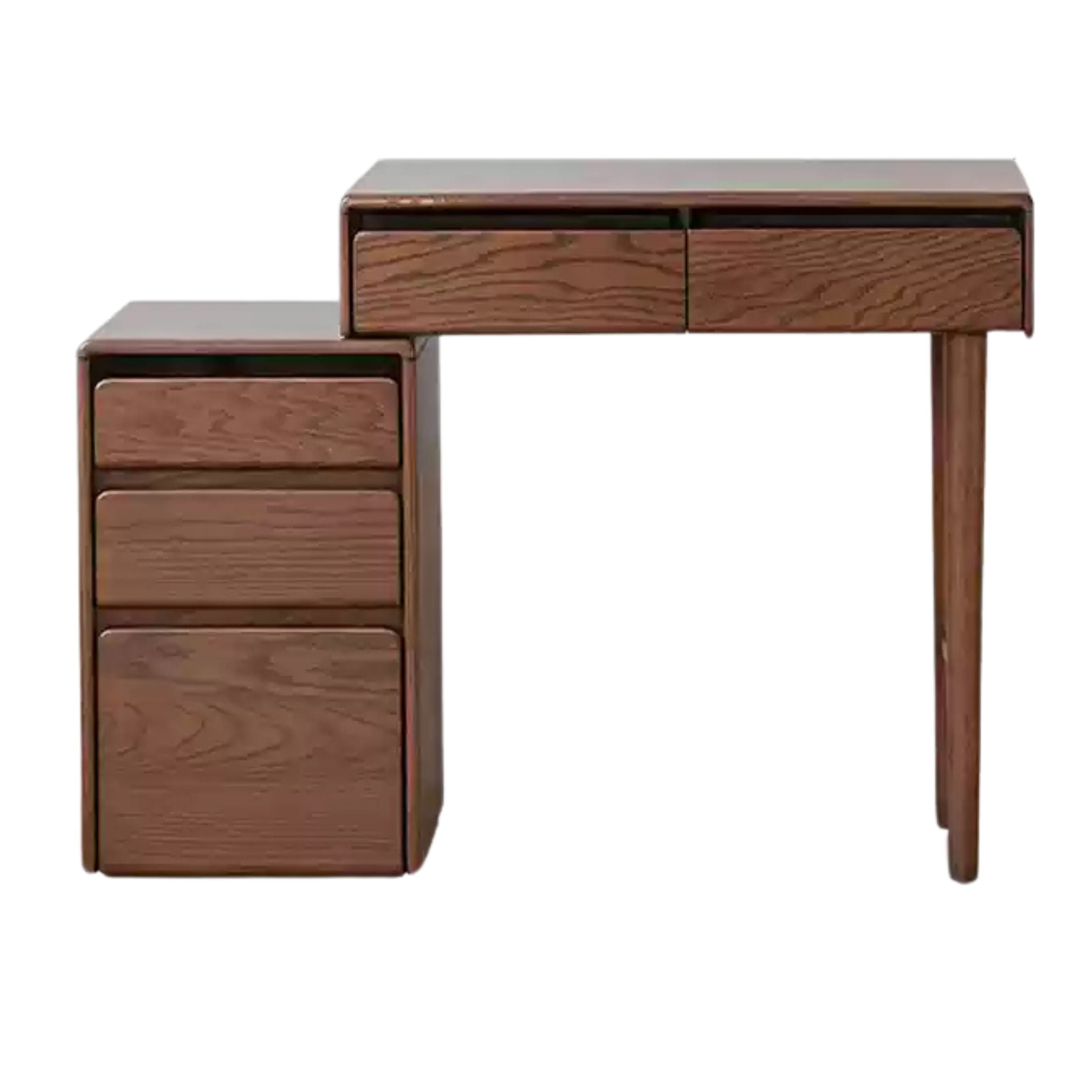 Oak Solid Wood Retractable Modern Dressing Table.