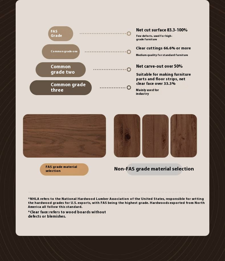 Oak Solid Wood Modern Bed