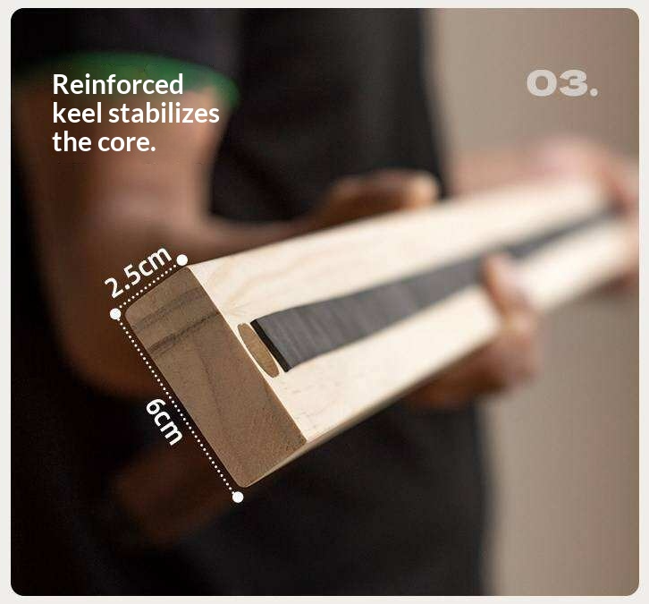 Poplar Solid Wood Mid Century Leather Bed with Padded Headboard