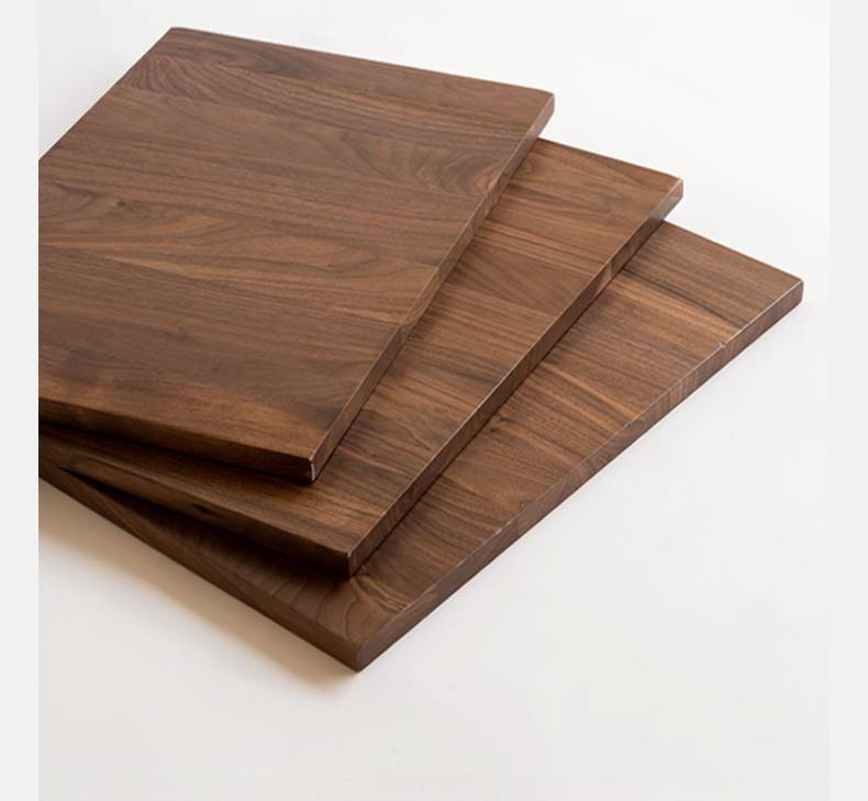 Black Walnut Solid Wood Suspended Modern Simple Bed