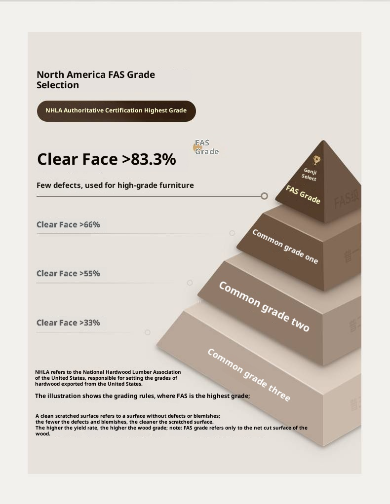 Black Walnut Solid Wood Modern Minimalist Large Bed