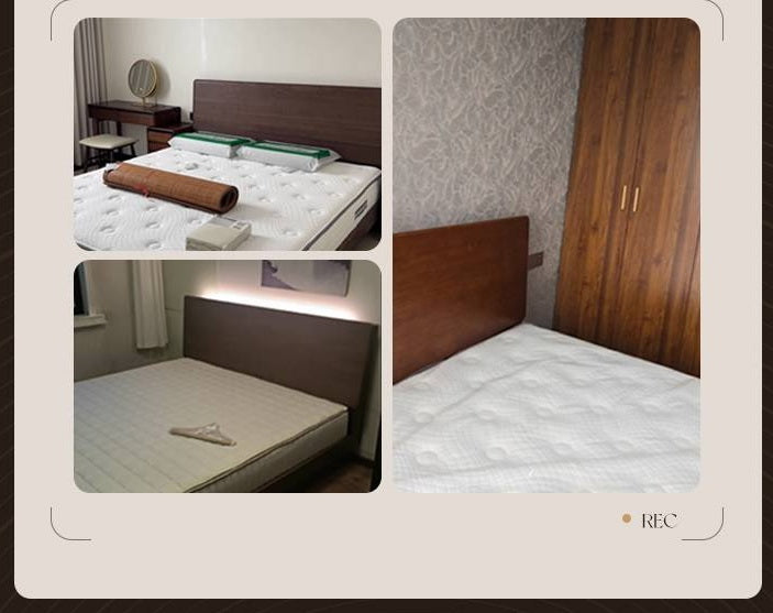 Oak Solid Wood Modern Bed