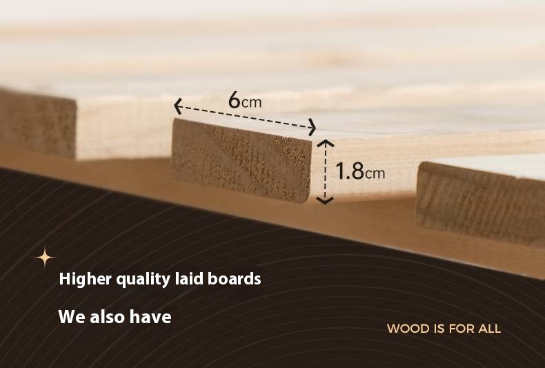 Oak Solid Wood Modern Bed