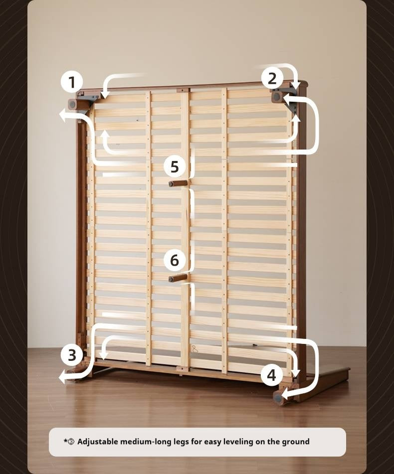 Oak Solid Wood Modern Bed