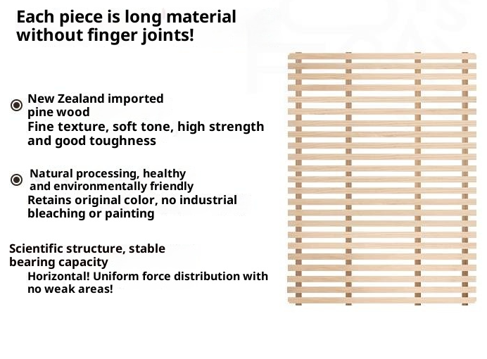 Black Walnut Solid Wood Platform Bed, Headboard-Free Bed