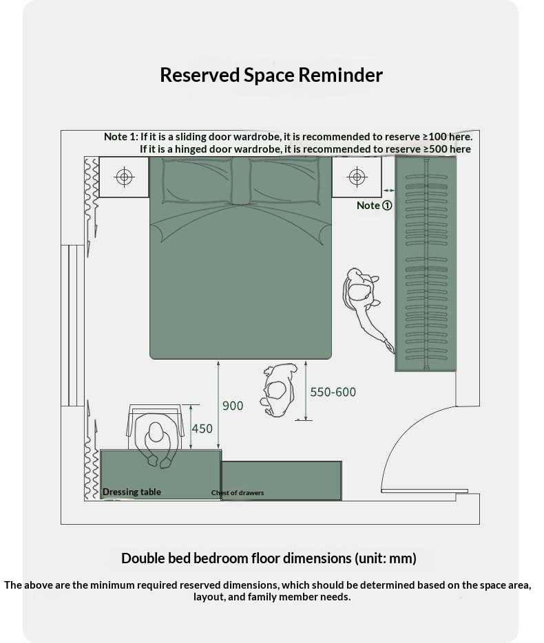 Oak Solid Wood Suspended Bed with Soft Backrest – Piano Key Design