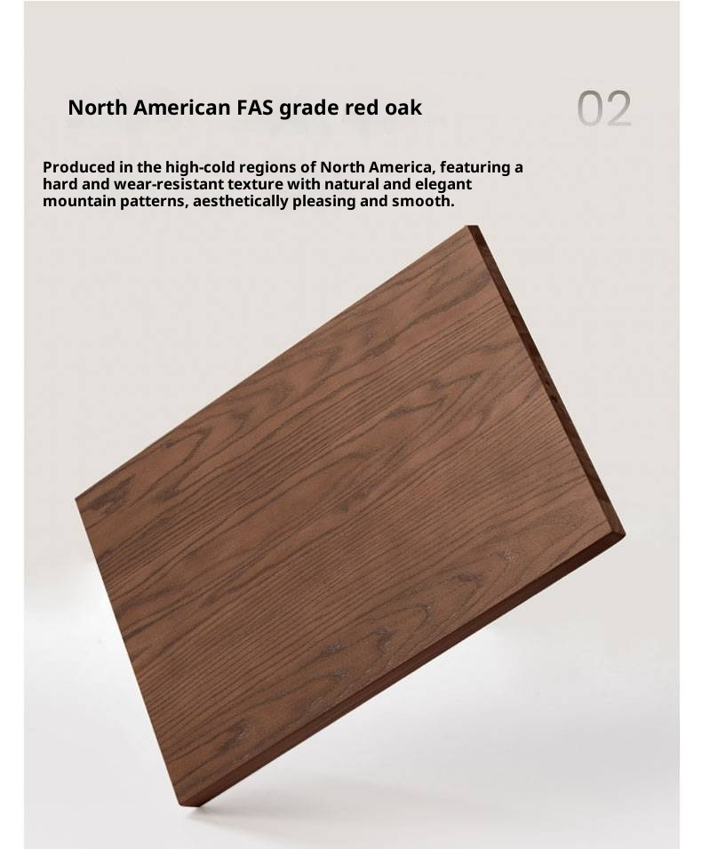 Oak Solid Wood Luxury Genuine Leather Box Bed