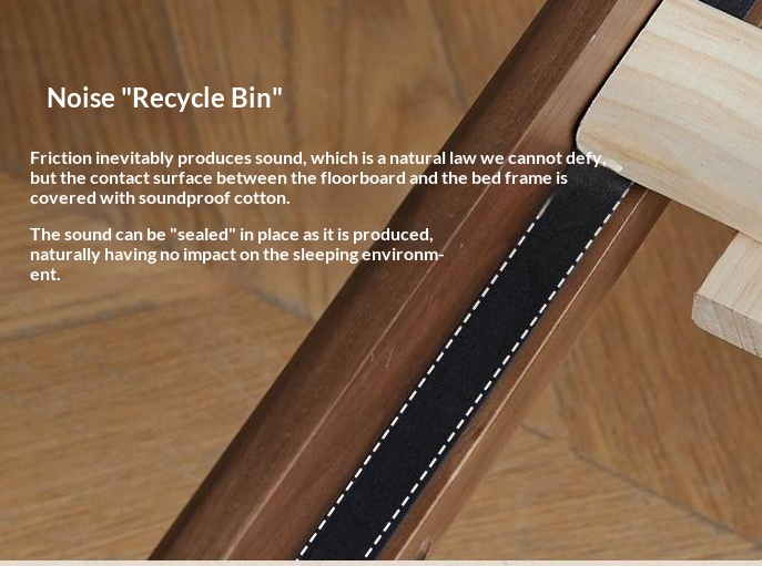 Black Walnut Solid Wood Italian Light Luxury Retro Bed