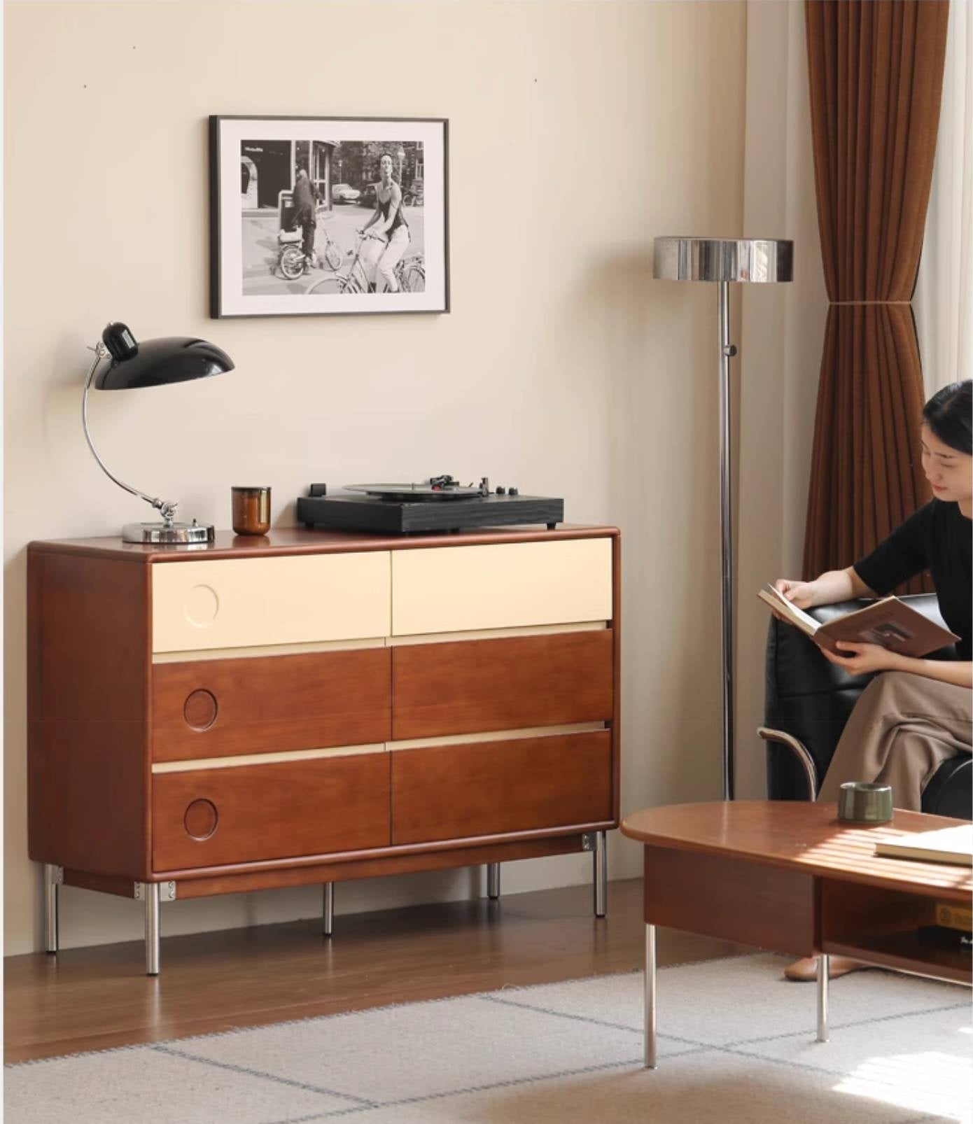 Poplar, Cherry Solid Wood Antique Style Drawer