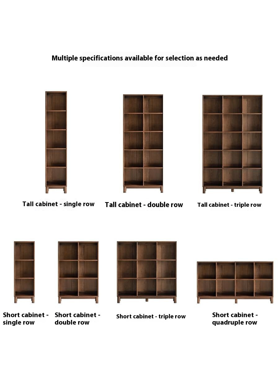 Sandalwood Solid Wood Combination Bookshelf