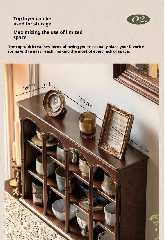 Poplar Solid Wood Wall Cabinet