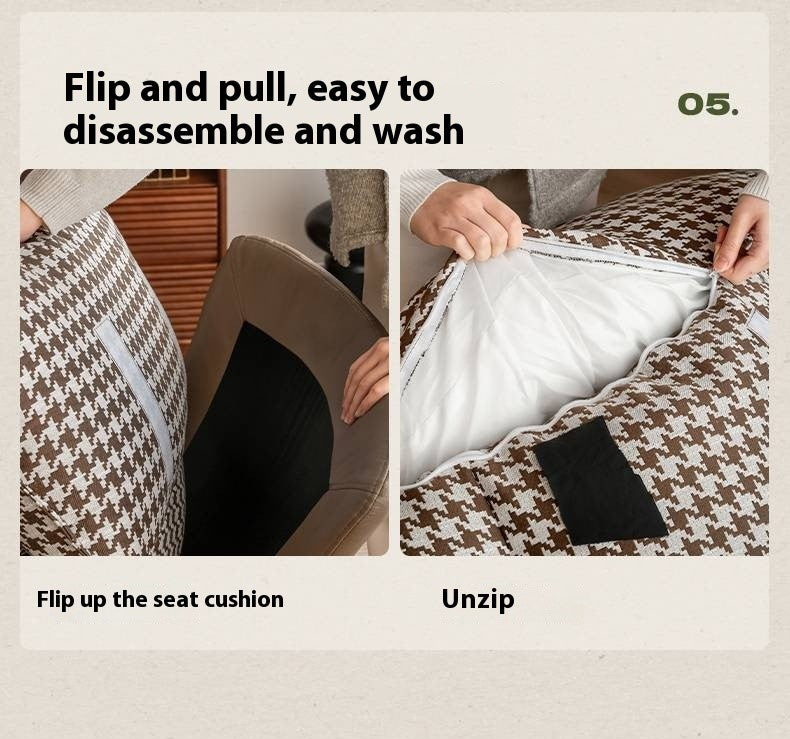Fabric Eggshell Modern Chair