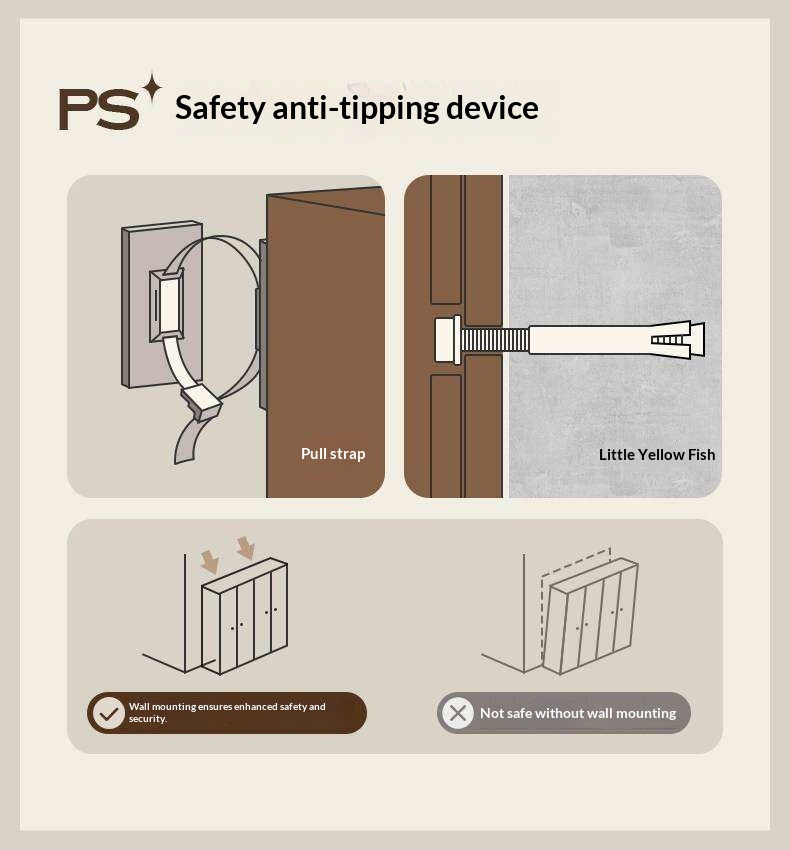 Oak Solid Wood Modern Sectional Wardrobe
