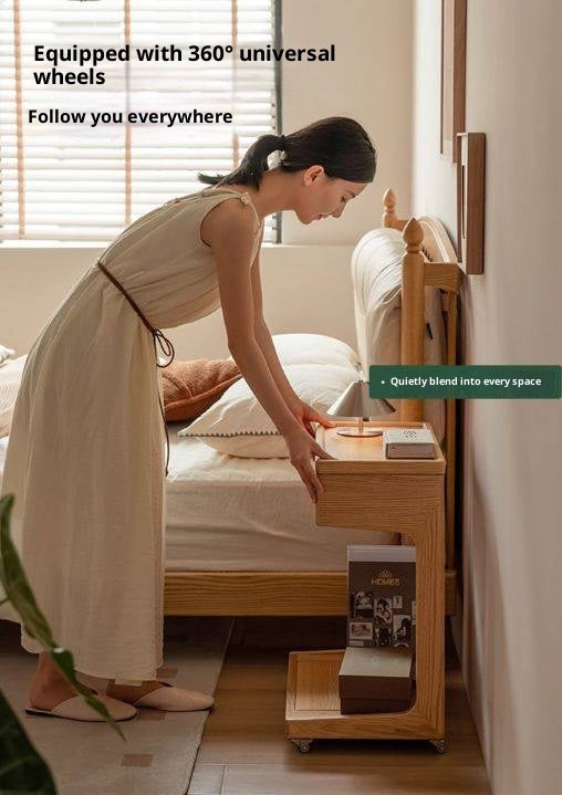 Oak Solid Wood Original Wood Style Side Table