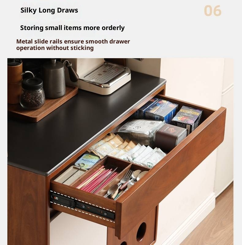 Tulipwood Solid Wood Medieval Style Sideboard