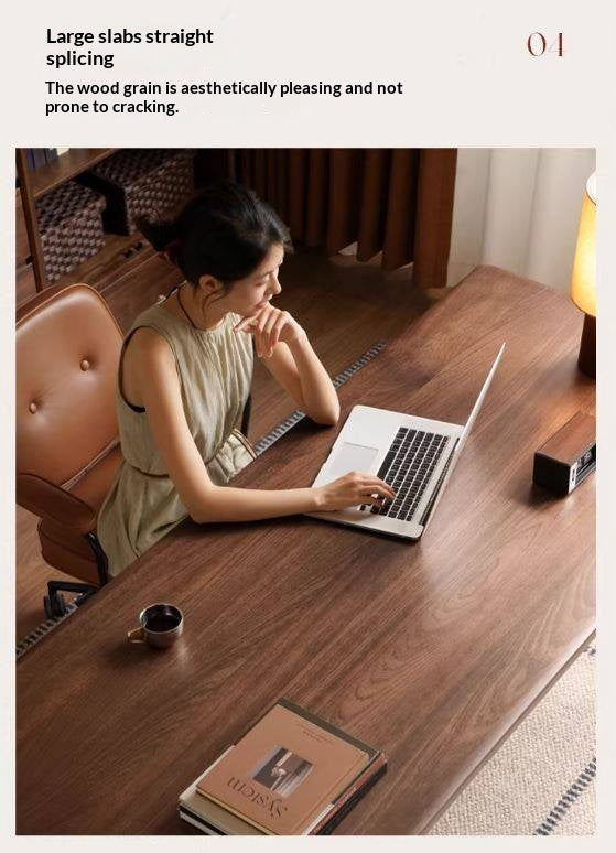 Sandalwood Solid Wood Modern Style Office Desk