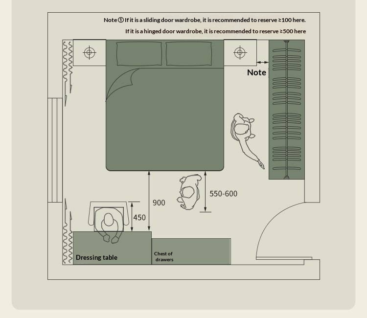 Cherry Solid Wood Box Bed — Vintage Style with Soft Backrest