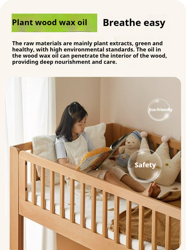 Beech Solid Wood Children's Loft Bed