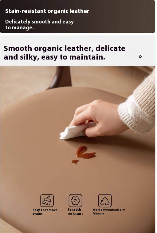 Black Walnut, Sandalwood Solid Wood Modern Dining Chair