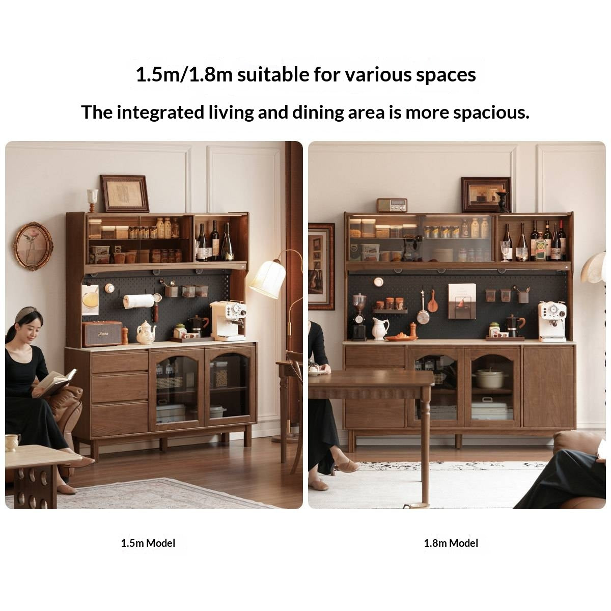 Cherry Solid Wood Ultra-thin Sideboard