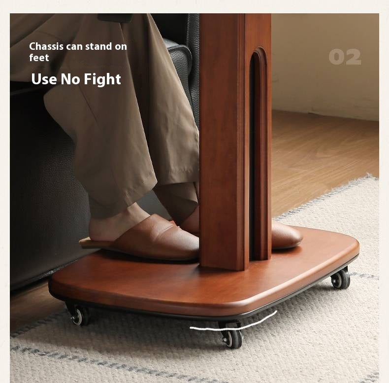 Tulipwood Solid Wood Lifting Medieval Style Side Table