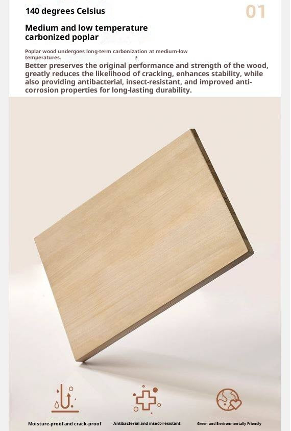 Poplar Solid Wood Bauhaus Style Bookcase