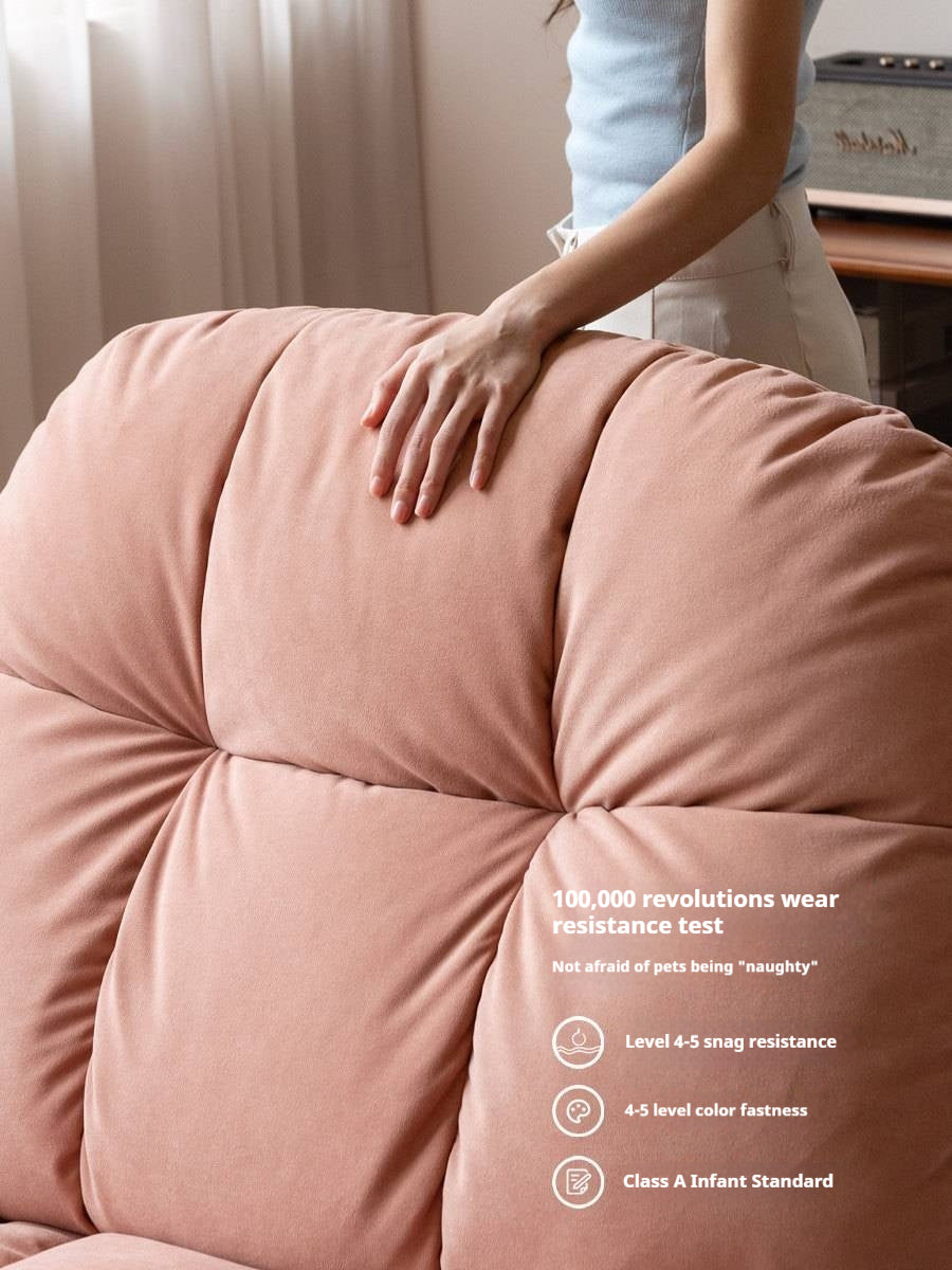 French Vintage Electric Recliner Chair with Cat-Scratch Resistant Fabric