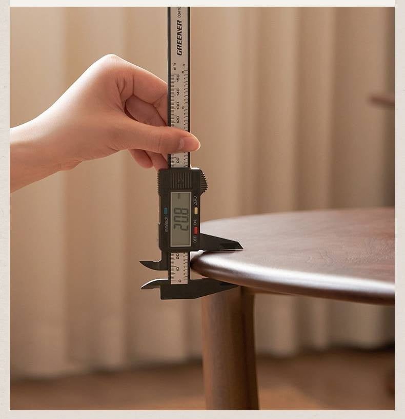 Ash Solid Wood Round Coffee Table