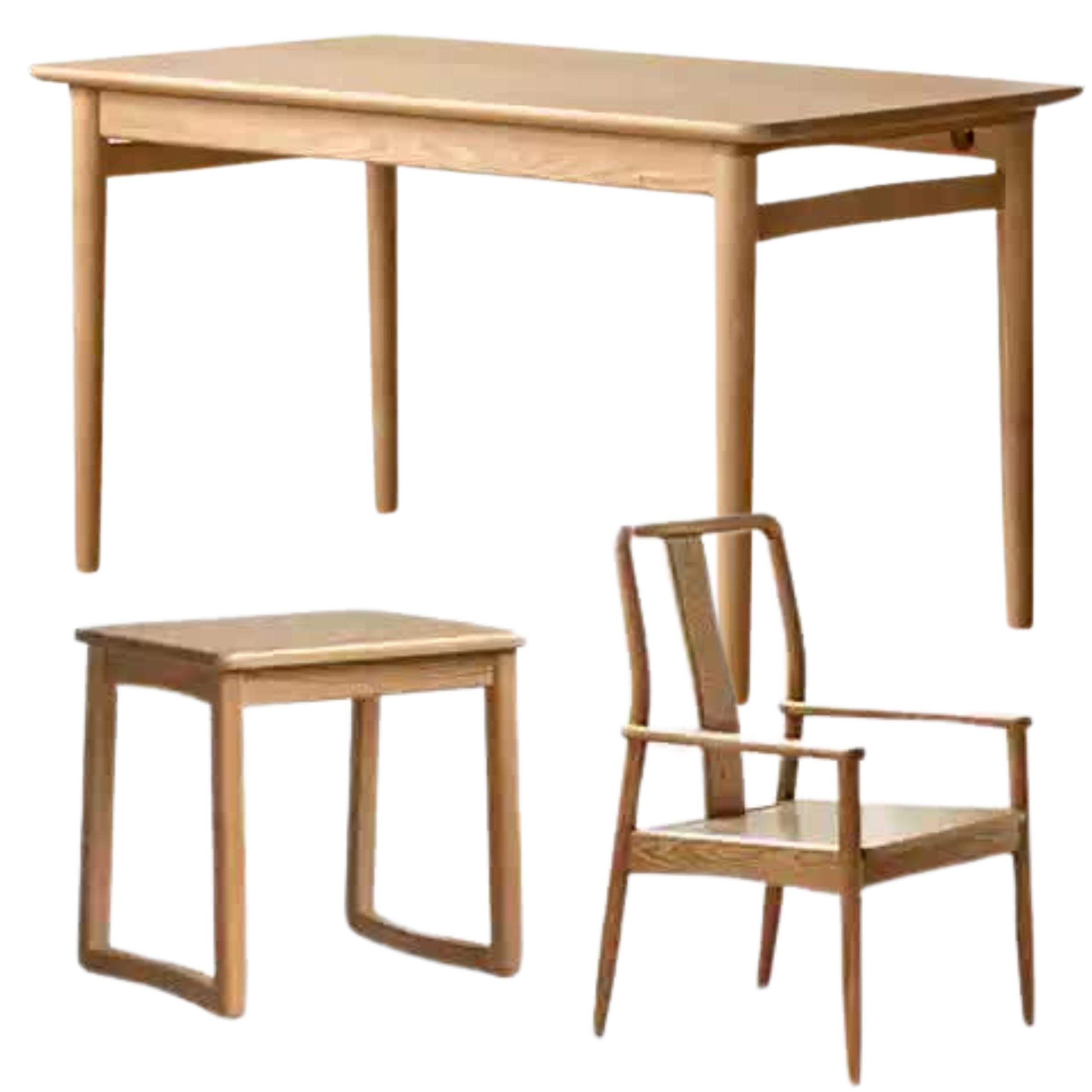 Ash Solid Wood Modern Dual-Purpose Tea Table.