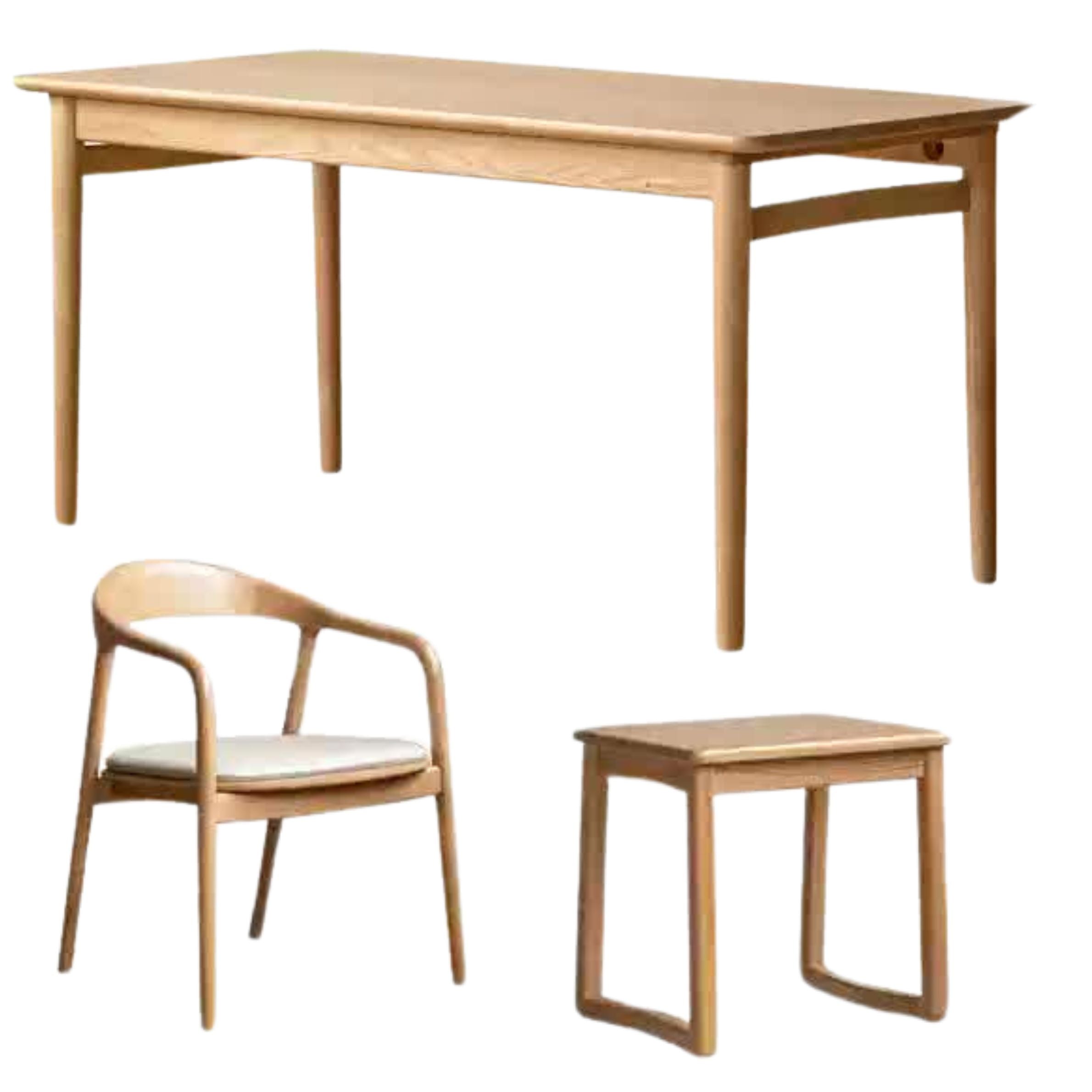 Ash Solid Wood Modern Dual-Purpose Tea Table.