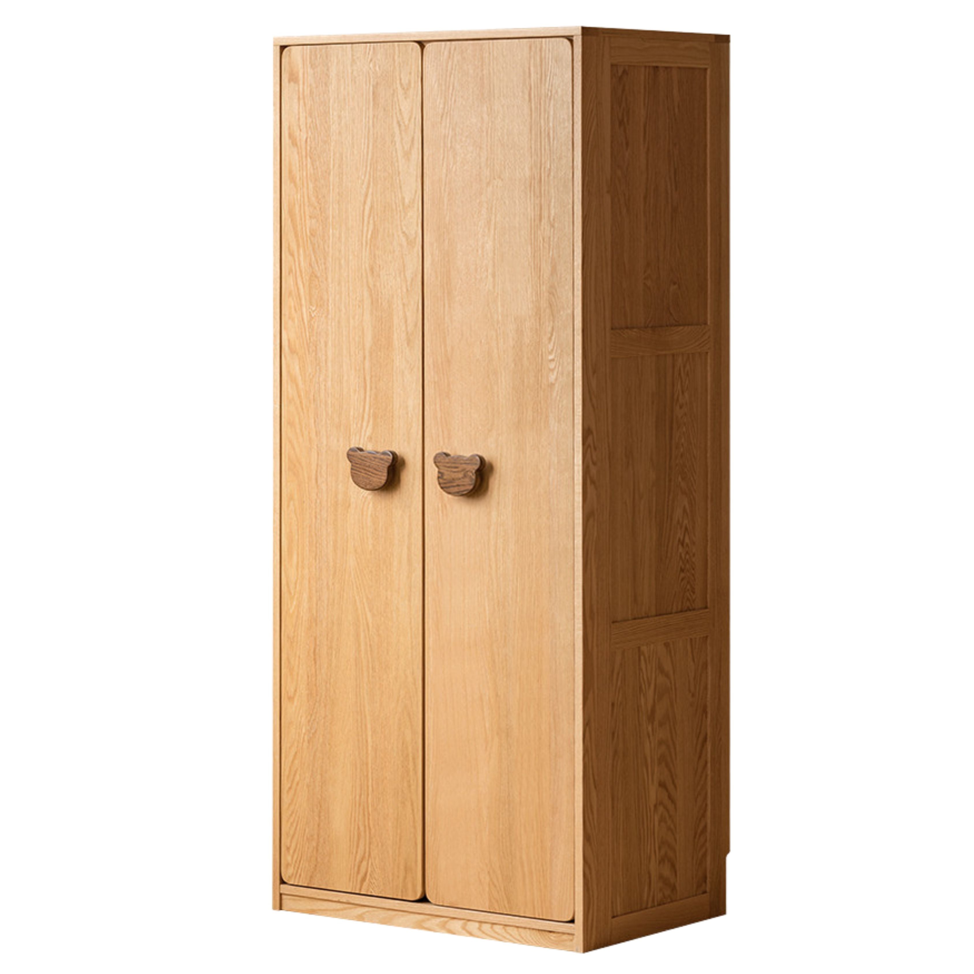 Oak Solid Wood Children's Wardrobe Combination