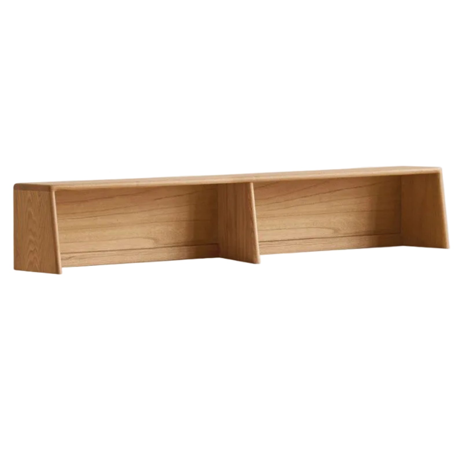 Oak Solid Wood Desktop Storage Rack Hutch Top Organizer