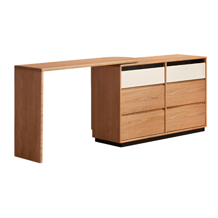 Cherry Solid Wood Modern Style Dressing Table image 0