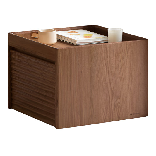 Oak Solid Wood Modern Style Rock Plate Tea Table image 6