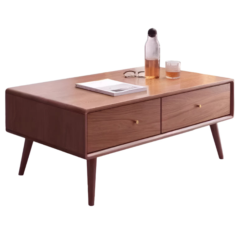 Oak Solid Wood Nordic Modern Style Coffee Table image 6