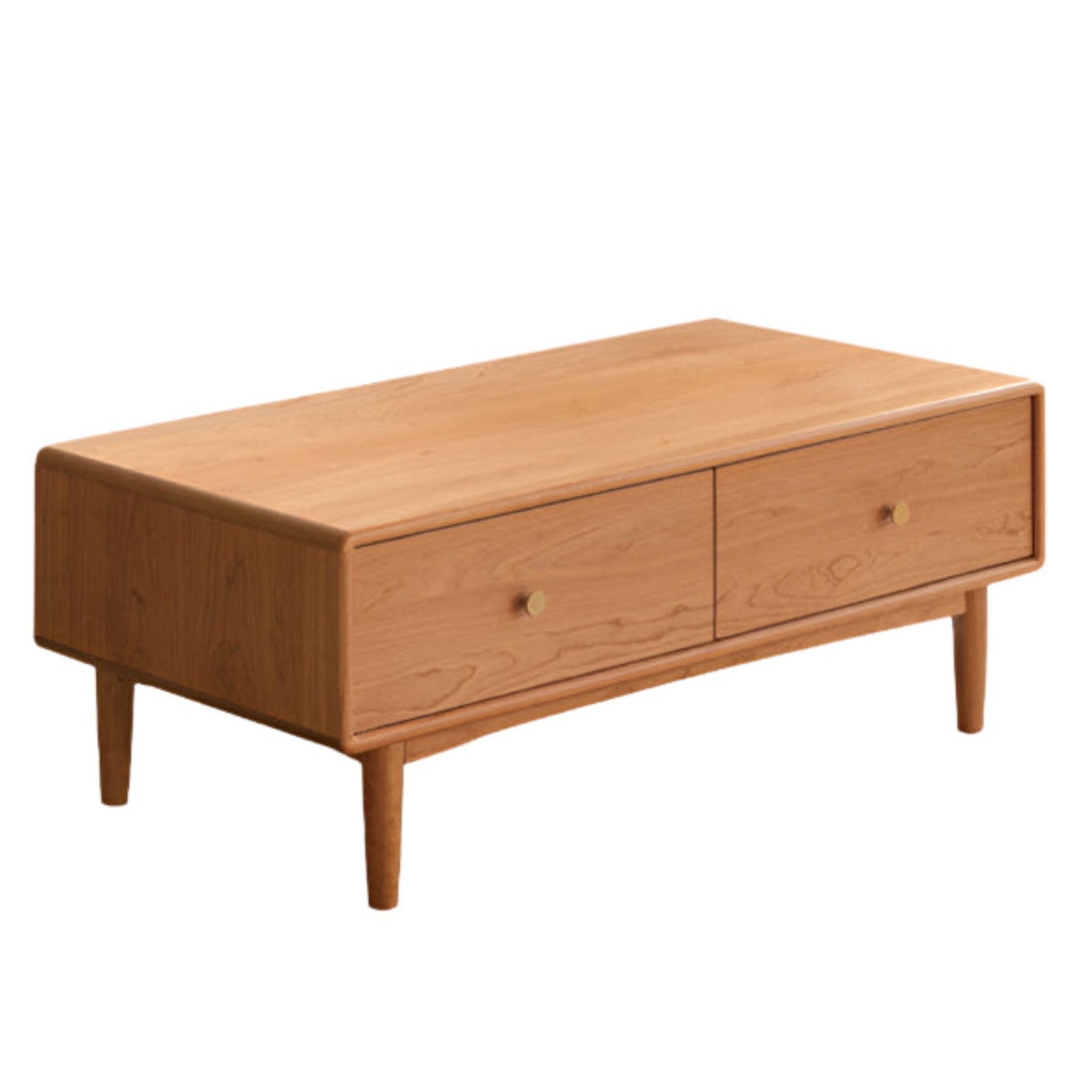 Cherry Solid Wood Medieval Style Coffee Table image 6