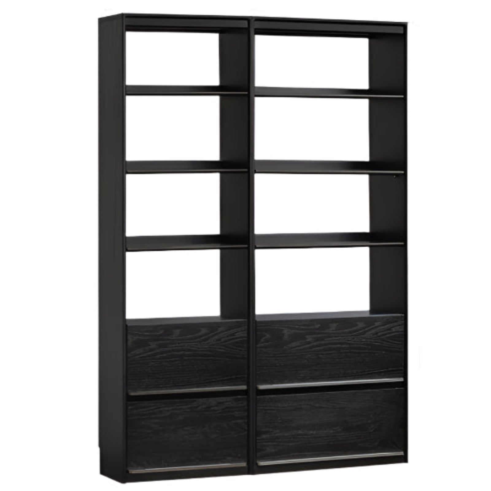 Oak Solid Wood Bauhaus Style Bookcase