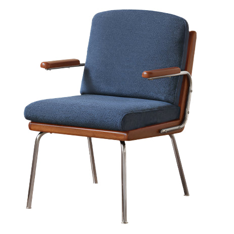 Solid Rubberwood Antique Style Leisure Armchair