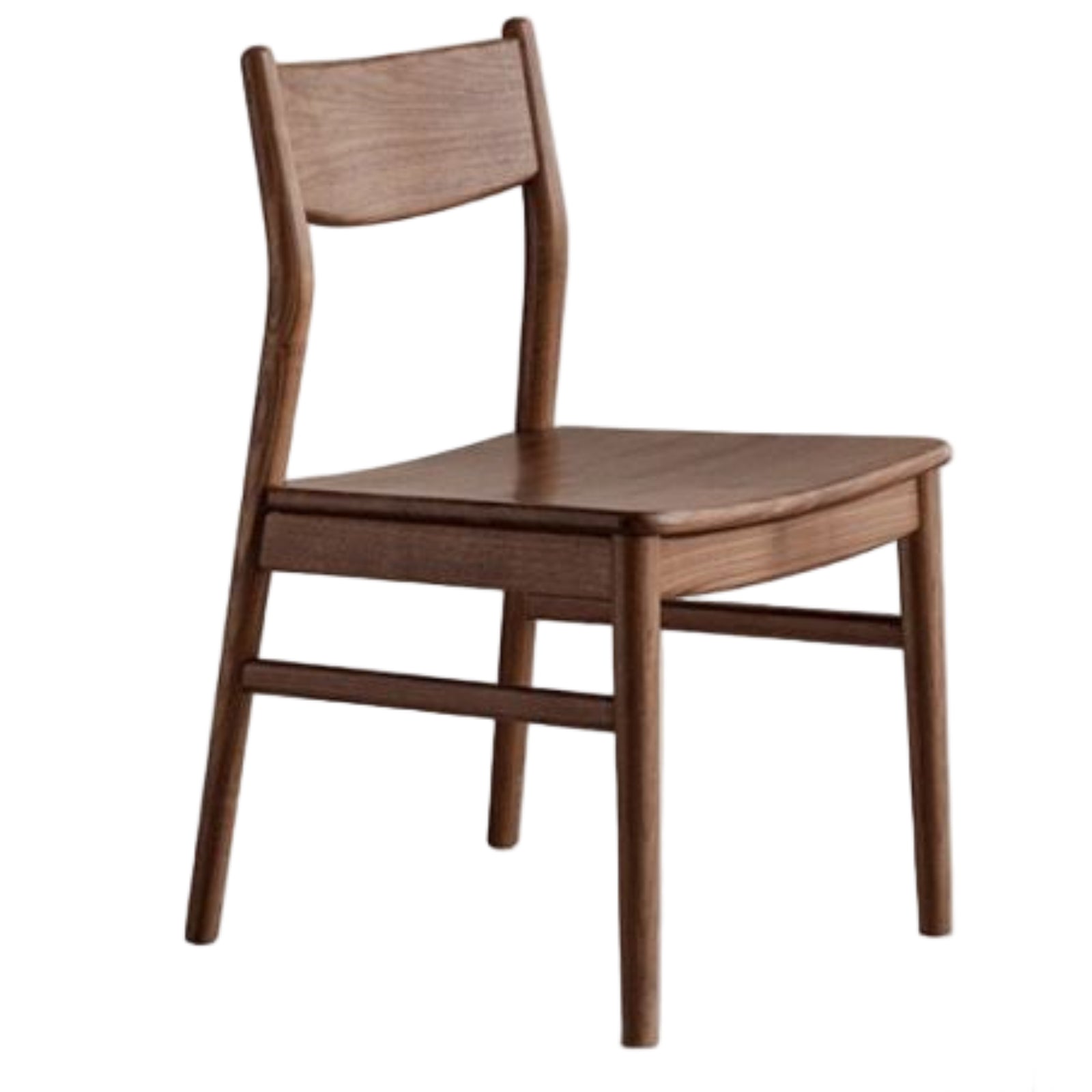 Set 4 Pcs Black, Walnut, Ash, Oak, Beech, Sandalwood Solid Wood Dining Chair