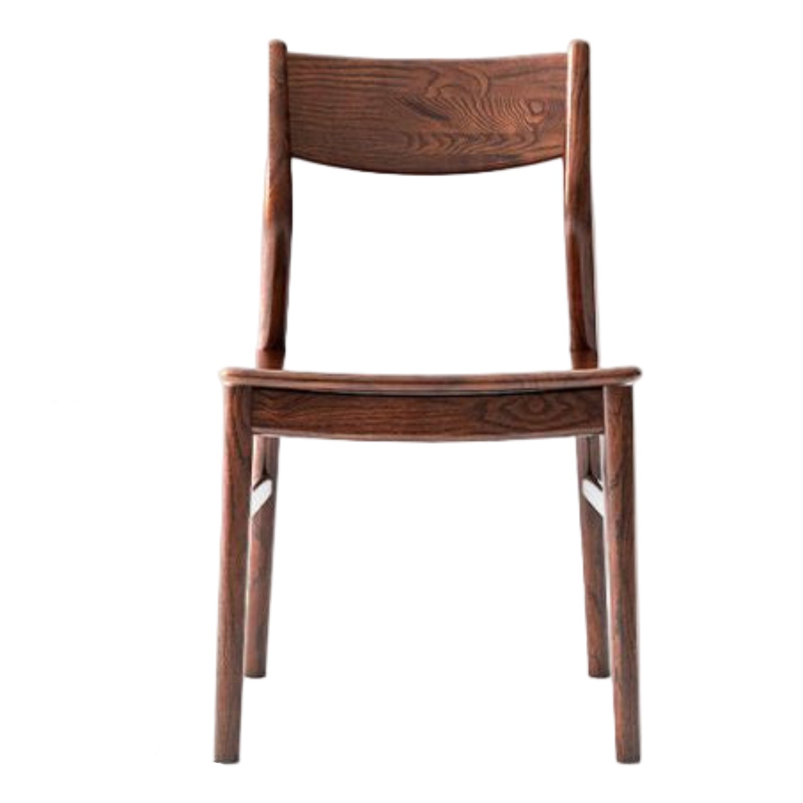 Set 4 Pcs Black, Walnut, Ash, Oak, Beech, Sandalwood Solid Wood Dining Chair